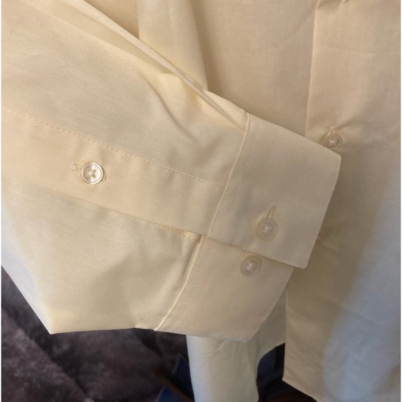 Van Heusen men’s button down Lemon Glaze XL - Picture 5 of 9